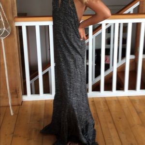 Long dress open back